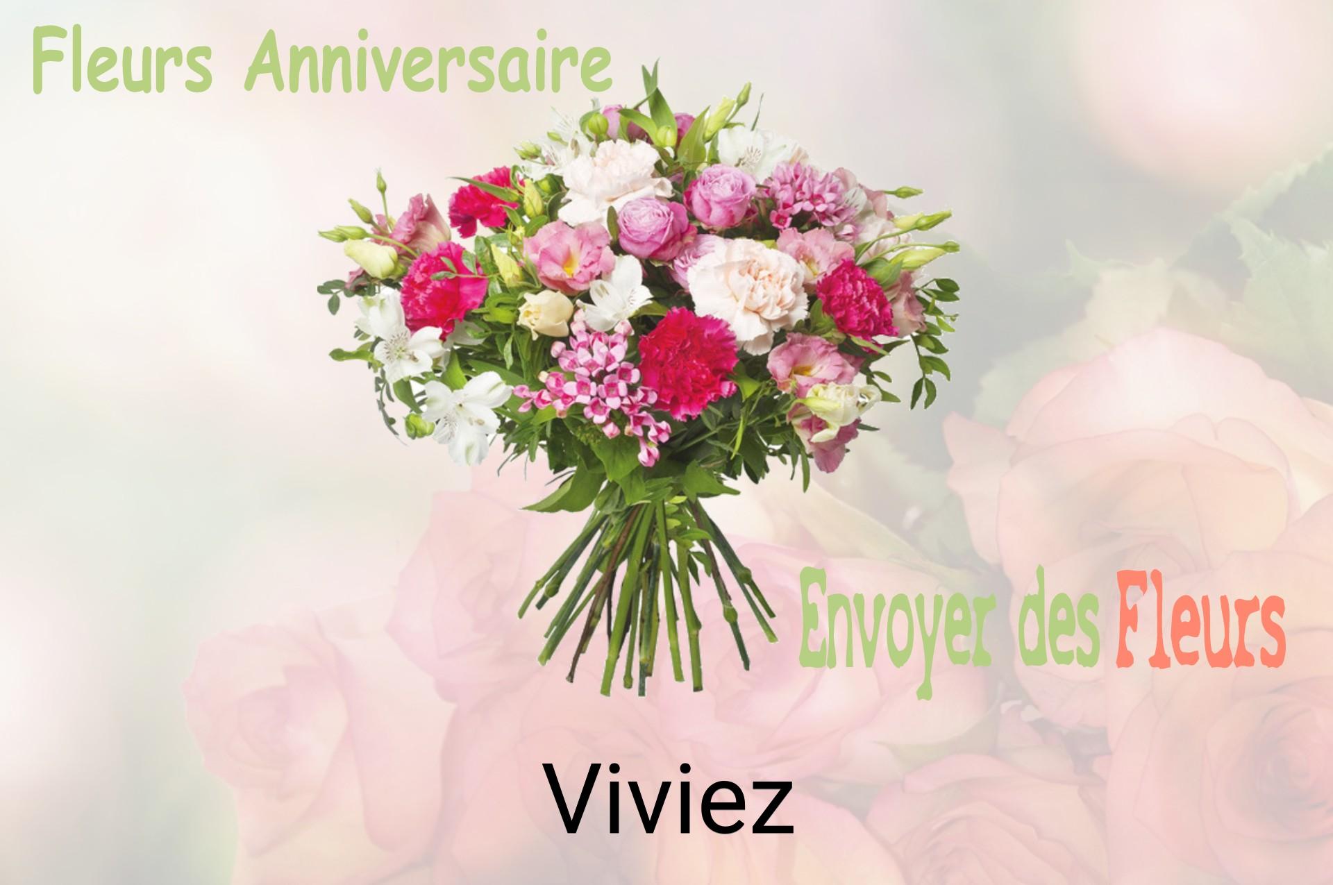 Bouquet de fleurs d’anniversaire livré à Viviez