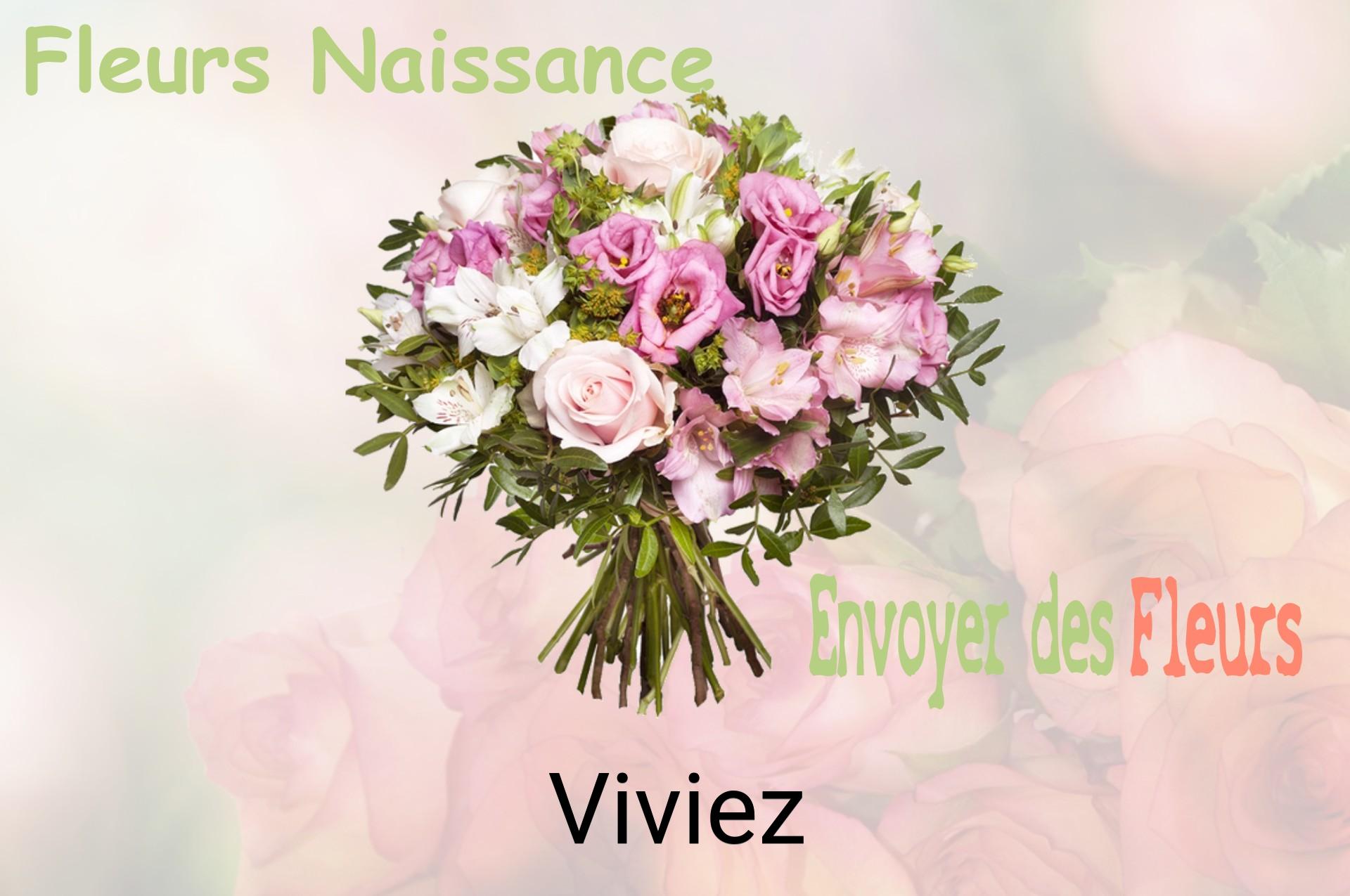 Bouquet de fleurs de naissance livré à Viviez